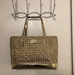Kate spade Gold Metallic Purse Handbag